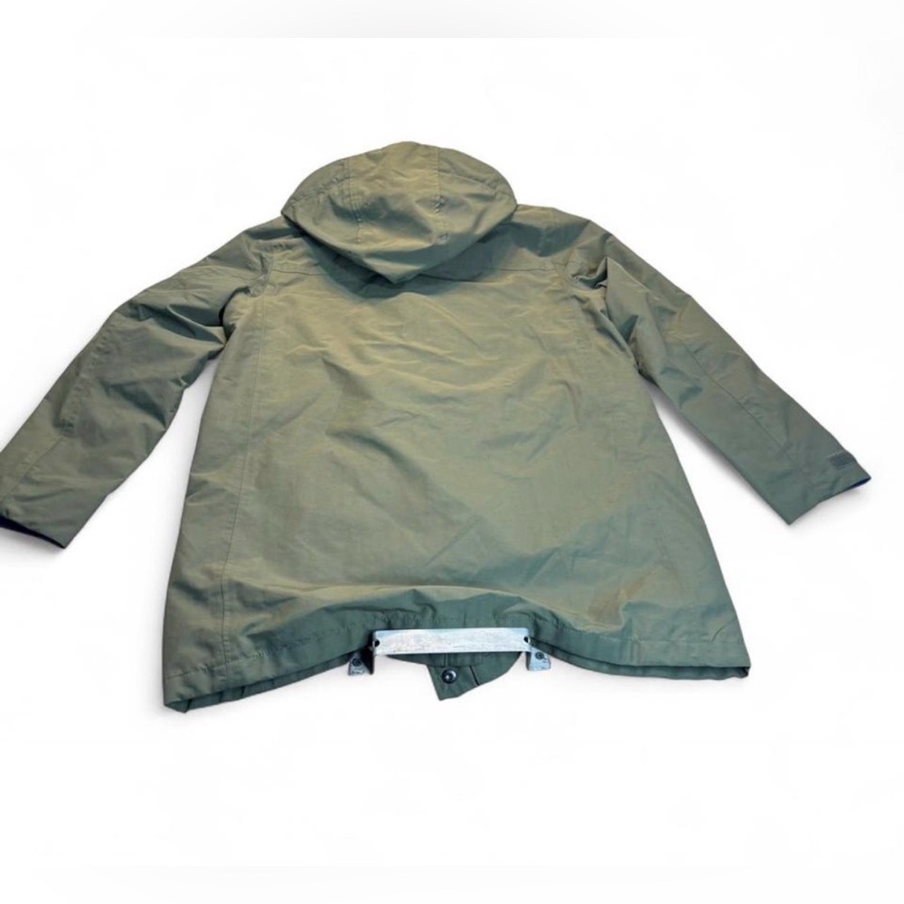 Lands' End Olive Hooded Utility Parka - Picture 2 of 4